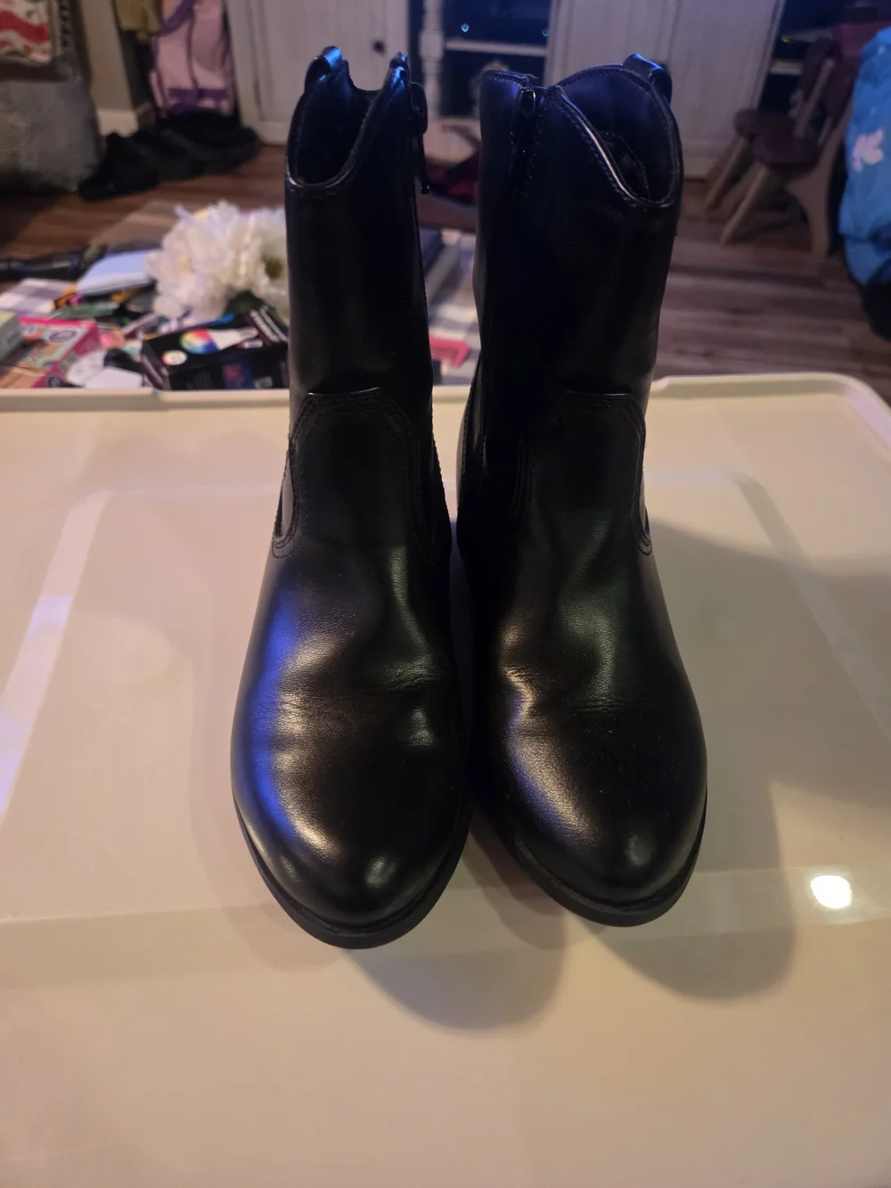 art class Black Girls' Mid-Calf Cowboy Boots